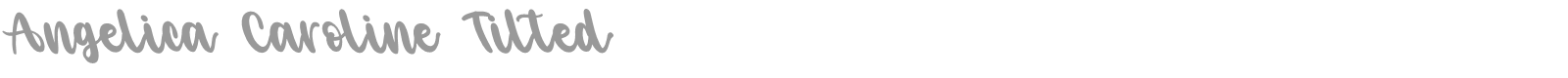 Angelica Caroline font preview